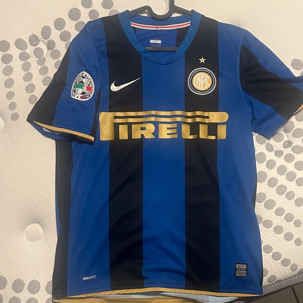 Nike Inter Milan 2008 Home Soccer Jersey - Zlatan Ibrahimovic #8
